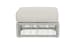 Miami - Ottoman, With Self Welt - Echo Ash / Pearl Silver