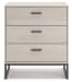 Socalle - Light Natural - Three Drawer Chest - Vinyl-Wrapped