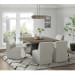Jemma - 7 Piece Standard Height Dining Set Square Table And Six Chairs - Gray