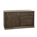 Stone Brook - Jr Executive Credenza Set - Dark Brown