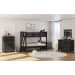 Hampton Kids - Twin Over Twin Bunk With Ladder - Charcoal
