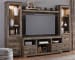 Trinell - 4 Pc. - Entertainment Center - 63" TV Stand - Brown