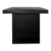 Aurelius - 2 Outdoor Concrete Dining Table - Black