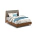 Ludwig - Queen Bed - Gray / Dark Brown