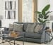 Marco - Leather Sofa - Gunmetal