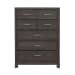 Modern Edge - 5 Drawer Chest - Brown