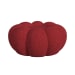 Bubble - Swivel Chair And Ottoman - Red