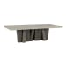 Simone - Solid Wood Rectangle Coffee Table - Gray