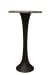 Trumpet - Martini Table - Pearl Silver / Black
