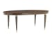 Tower Place - Drake Oval Dining Table - Dark Brown