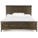 Bay Creek - Complete California King Panel Bed With Regular Rails - Toasted Nutmeg