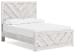 Cayboni - Whitewash - Full Panel Bed