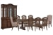 Durango - Extendable Trestle Dining Table With 6 Side Chairs, 2 Host Chairs, Buffet And Hutch - Willadeene Brown / Gray
