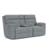 Mason - Power Reclining Loveseat With Console & Power Headrests - Gray