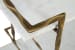 Vivian - Bar Cart - White / Gold