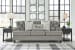 Davinca - Charcoal - 4 Pc. - Sofa, Loveseat, Chair And A Half, Ottoman