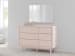 Wistenpine - Blush - Dresser And Mirror