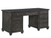 Sutton Place - Executive Desk With Lateral File - Weathered Charcoal