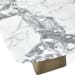 Equilateral - Side Table - Marble/Brass