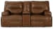 Francesca - Auburn - PWR REC Loveseat/Con/Adj HDRST