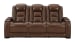 The Man-Den - Mahogany - PWR REC Sofa with ADJ Headrest
