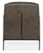 CC - Amette Metal Frame Club Chair - Dark Brown