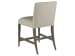 Cohesion Program - Madox Upholstered Low Back Counter Stool - Dark Gray
