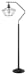 Makeika - Black - Metal Floor Lamp