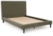 Chirason - Sage Green - Full Upholstered Bed With Roll Slats