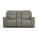 Sawyer - Power Recl Loveseat With Console, Power Headrests, Lumbar - Gray