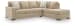 Bridgepoint - 2-Piece Sleeper Sectional With RAF Corner Chaise - Almond