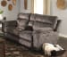 Sedona - Power Lay Flat Reclining Console Loveseat With Power Adjustable Headrest And Lumbar - Smoke