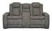 Next-Gen Durapella - Slate - Power Reclining Loveseat with Console/Adj Headrest