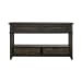Mill Creek - 2 Drawer Sofa Table - Dark Brown