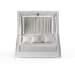 Newport - Resort King Daybed, No Welt - Cast Silver / White