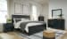 Lanolee - 7 Pc. - Dresser, Mirror, King Panel Bed, 2 Nightstands - Black