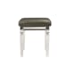 Twenty Nine - 16.14" Vanity Stool With Acrylic Leg - White
