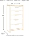 Derekson - Multi Gray - 6 Pc. - Dresser, Mirror, Chest, King Panel Bed