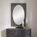 Uttermost Cyprus Gray Shagreen Mirror