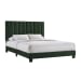 Coyote - Queen Bed With Carroll Emerald With Two End Table (3A Packing)