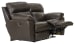 Costa - Top Grain Italian Leather Lay Flat Reclining Loveseat - Chocolate