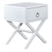 East End - 1 Drawer Accent Table - White