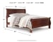 Alisdair - King Sleigh Bed - Dark Brown