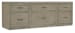 Linville Falls - 84" Credenza With Two Files And Lateral File - Gray