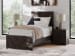 Prendonea - Charcoal - Twin Panel Bed