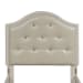 Stardust - Twin Panel Headboard - White