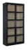 Linville Falls - Shou Sugi Ban Curio Cabinet - Black