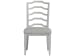 Summer Hill - French Gray - Ladder Back Side Chair (Set of 2) - Pearl Silver