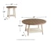 Bolanbrook - White / Brown / Beige - Occasional Table Set (Set of 3)
