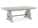Bronwyn - Extendable Rectangular Dining Table With 4 Side Chairs, Buffet And Dining Cabinet - Alabaster